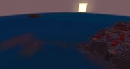 One of the seed's mushroom archipelagos (Image via Mojang)